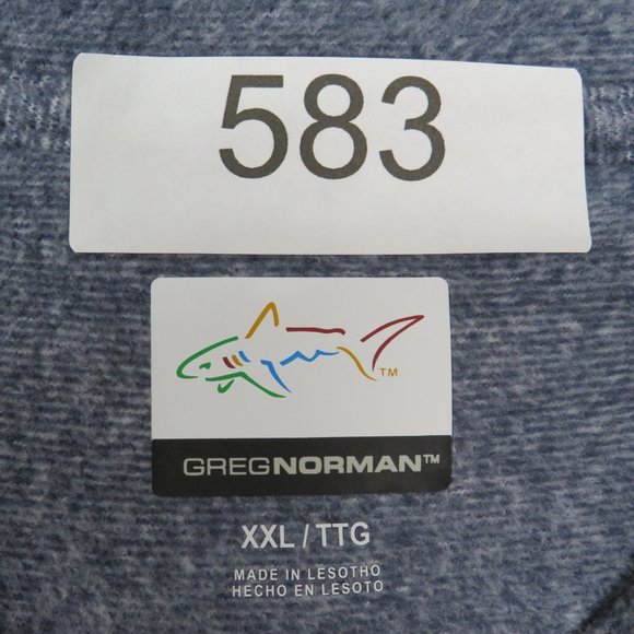 Greg Norman* Men's Long Sleeve Crew Neck Fleece Pullover Sweater~ Size XXL - Picture 2 of 8